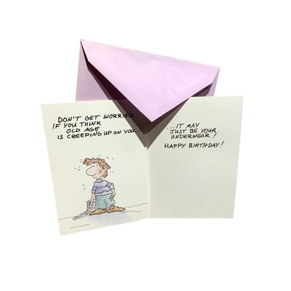 42 New Funny Vintage Characters Love Relationships Birthday Greeting Cards Env - Picture 4 of 10